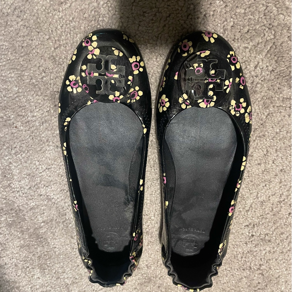 Tory Burch - floral pattern Minnie flats
